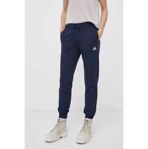 Nohavice adidas H07857 dámske, tmavomodrá farba, jednofarebné