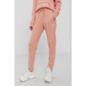 Nohavice adidas Originals H37874 dámske, oranžová farba, jednofarebné