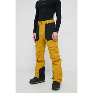 Snowboardové nohavice Rip Curl pánske, žltá farba