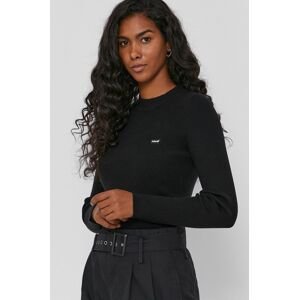 Sveter Levi's A0719.0000-Blacks, dámsky, čierna farba, ľahký