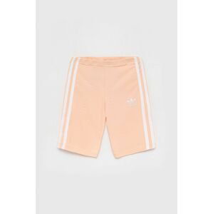 Detské krátke nohavice adidas Originals H37853 ružová farba, jednofarebné