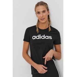 Tričko adidas GL0769 dámske, čierna farba