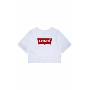 Detské tričko Levi's biela farba