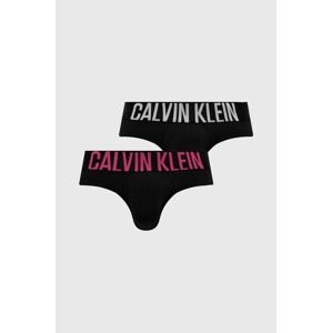 Slipy Calvin Klein Underwear 2-pak pánske, tmavomodrá farba