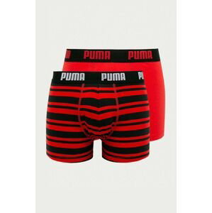 Boxerky Puma 907838 pánske, červená farba