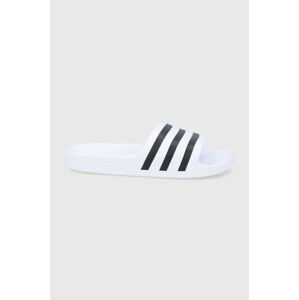 Šľapky adidas Adilette Aqua F35539.D dámske, biela farba