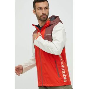 Turistická bunda Columbia Inner Limits II Jacket červená farba