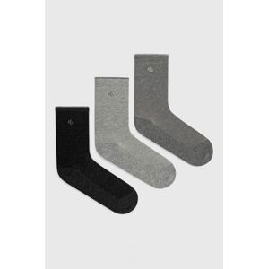 Ponožky Lauren Ralph Lauren dámske, šedá farba
