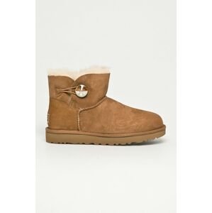 UGG - Semišové snehule Mini Bailey Button Blink 1016554.CTGL