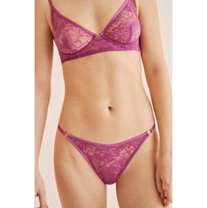 Nohavičky women'secret SUMMER FEMININE fialová farba, 4215845