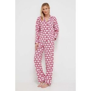 Pyžamo Kate Spade dámska, ružová farba