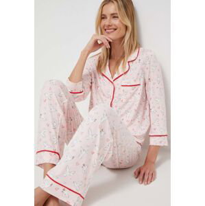 Pyžamo Kate Spade dámska, ružová farba