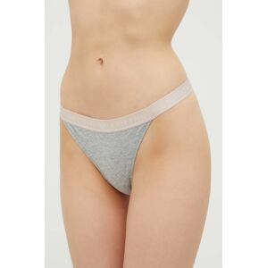 Tangá Emporio Armani Underwear 2-pak šedá farba