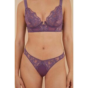 Tangá women'secret SENSE 2 fialová farba, 5356430