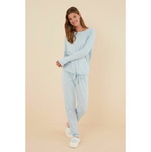 Bavlnené pyžamo women'secret COZY CLOUDS bavlnené, 3136011