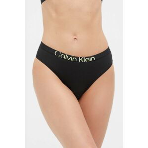 Nohavičky Calvin Klein Underwear čierna farba