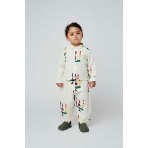 Pyžamo pre bábätká Bobo Choses béžová farba, vzorovaná