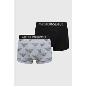 Boxerky Emporio Armani Underwear 2-pak pánske, tmavomodrá farba