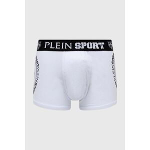 Boxerky PLEIN SPORT pánske, biela farba