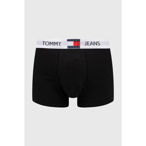 Boxerky Tommy Jeans pánske, čierna farba