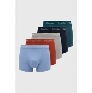 Boxerky Calvin Klein Underwear 5-pak pánske, zelená farba