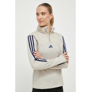 Tréningová mikina adidas Performance Tiro 23 Club Winterized béžová farba, s nášivkou