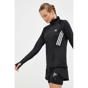 Tréningová mikina adidas Performance Hyperglam čierna farba, s potlačou