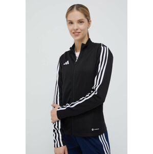 Tréningová mikina adidas Performance Tiro 23 League čierna farba, s nášivkou