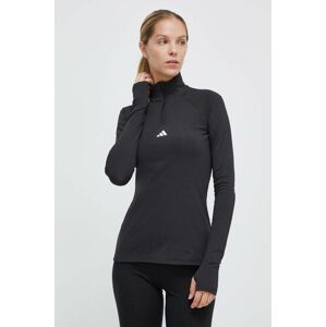 Tréningová mikina adidas Performance Techfit COLD.RDY čierna farba, jednofarebná