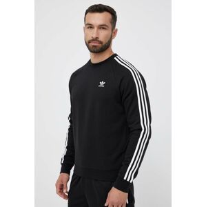 Mikina adidas Originals pánska, čierna farba, s nášivkou