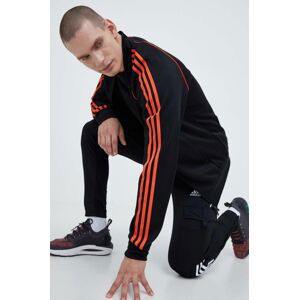 Mikina adidas Originals pánska, čierna farba, s nášivkou