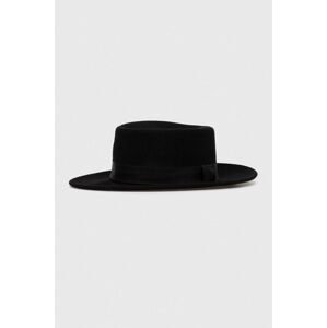 Vlnený klobúk Aldo FIRA čierna farba, vlnený, FIRA.001