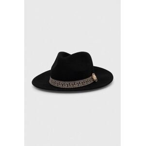 Vlnený klobúk Aldo TALEDELIA čierna farba, vlnený, TALEDELIA.970