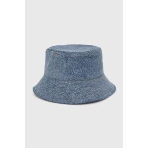 Džínsový klobúk Moschino Jeans bavlnený