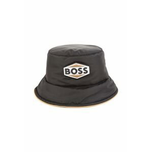 Detský klobúk BOSS čierna farba