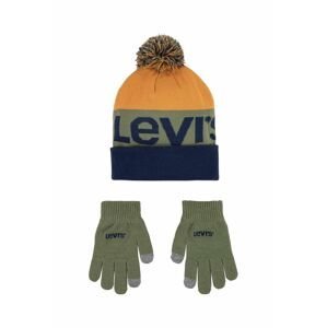 Detská čiapka a rukavice Levi's