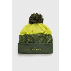 Čiapka LA Sportiva Knitty zelená farba