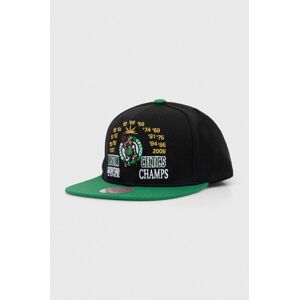 Šiltovka Mitchell&Ness čierna farba, s nášivkou