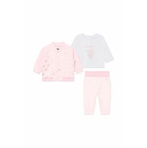 Detská súprava Karl Lagerfeld ružová farba