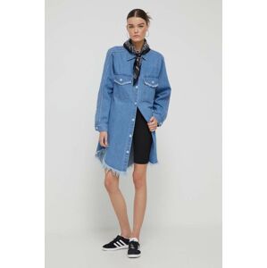 Bavlnené šaty adidas Originals Ksenia Schnaider mini, oversize, Ksenia Schnaider