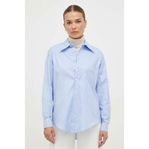 Bavlnená košeľa MAX&Co. x Anna Dello Russo dámska, voľný strih, s klasickým golierom