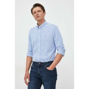 Košeľa Tommy Hilfiger pánska, slim, s golierom button-down