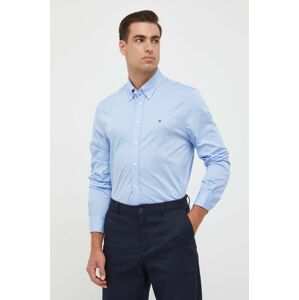 Bavlnená košeľa Tommy Hilfiger pánska, slim, s golierom button-down