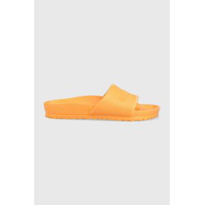 Šľapky Birkenstock Barbados dámske, oranžová farba, 1025219