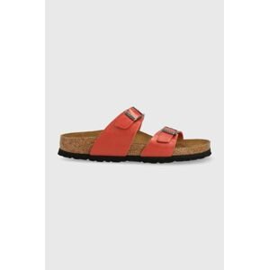 Šľapky Birkenstock Sydney dámske, červená farba, 1026162