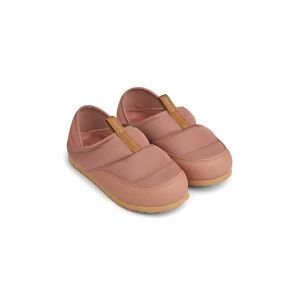 Detské papuče Liewood ružová farba
