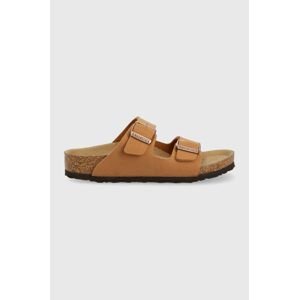 Detské šľapky Birkenstock Arizona hnedá farba