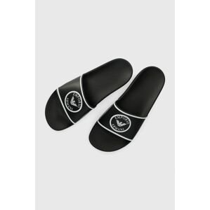 Šľapky Emporio Armani Underwear pánske, čierna farba, XJPM14 XN870 A120