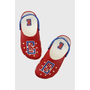 Šľapky Crocs NBA LA Clippers Classic Clog červená farba, 208863
