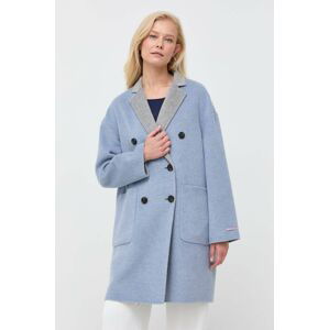 Obojstranný vlnený kabát MAX&Co. prechodný, oversize